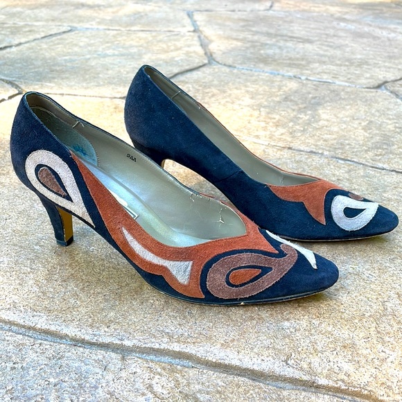 Vintage Jasmin Suede Pumps GOOD condition - Picture 2 of 7